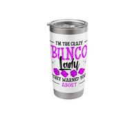 Cray Bunco Lady Design for a Bunco Babe Stainless Steel Insulated Tumbler