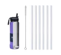 crayBG Replacement Straws Compatible with Takeya Water Bottle 18, 24, 32, 40, And 64 oz, Reusable Plastic Straws, 5 Pack