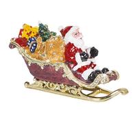 Craycombe Trinkets 6072 Santa on Sleigh Trinket Box