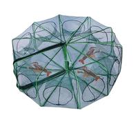 Crayfish Trap - Lightweight Portable Crawdad Cage, Foldable Fishing Net Design, Durable Rust Resistant Wire Construction, Compact Easy Storage, Quick Setup | Kayak Lake River Beach Freshwater Saltwate