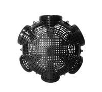 Crayfish Trap System - Portable Fishing Cage Holder Net | River Trapping Gear Night Survival Hobby Wildlife Study Lake Boat Lobster Bait Harvesting Device Outdoor Crabbing Aquarium Sea Explored