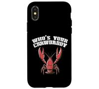 Crayfish Whos Your Crawdaddy Funny Crawfish Crawdad Men Case for iPhone X/XS