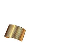 crayfomo Exaggerated Hydraulic Stainless Steel Bangle, 18K Real Gold Plated Unique Shape Titanium Steel Cuff Bracelet for Women - Fade-Resistant