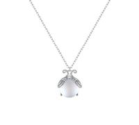 crayfomo Exquisite Fluorescent Firefly Pendant Necklace,Versatile Necklace Suitable for Women,Charm Trendy Jewelry Gift