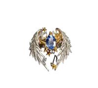 crayfomo Feather Loose Ring; Peplum Angel Wings Hand Jewelry; Universal Premium Feeling Open Adjustable Ring; Peplum Universal Hand Jewelry Suitable for Birthday Gift from
