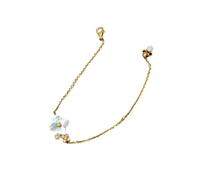 crayfomo Flower Delicate Bracelet, Embellished with Broken Diamonds, Gentle and Elegant Accessory, Suitable for Women Commuting in the Workplace and Casual Gatherings to Wear
