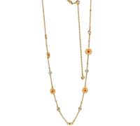 crayfomo Gold Flower Studded Diamond Necklace, Exquisite Daisy Necklace, Suitable for Daily Dressing, Dating, and Giving Gifts to Girlfriends as the First Choice