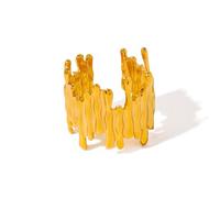 crayfomo Irregular Open Ring Statement Open Ring for Women Geometric Statement Ring Simple Personality Jewelry Gifts Jewelry Fashion Accessories Creative Gift for women