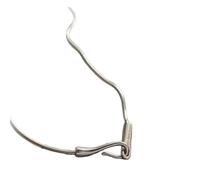 crayfomo Silver Plated Copper Necklace, Minimalist Hook & Eye Clasp Snake Chain, Sl veryday Choker for Women