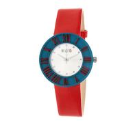 Crayo Men's Prestige Unisex Watch - Teal/Red in Red Crayo Red One Size