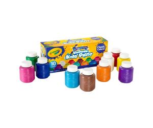 Crayola 10 Washable Kids Paint Set