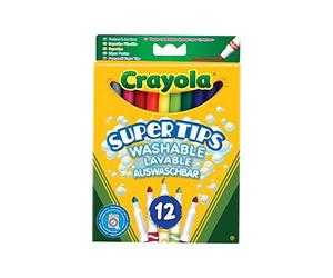 Crayola 12 Bright Colour Supertips Pens