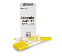 Crayola 12 Count Original Bulk Markers, Yellow
