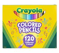 CRAYOLA 120 Count Colored Pencils | 12 Colors, Teacher Supplies for Classrooms