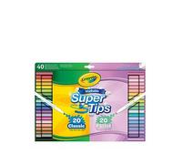 Crayola 40Ct Supertips Featuring Pastels One Colour