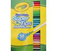Crayola Super Tips Washable Markers-50/Pkg - "Styles May Vary"