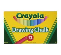 Crayola 510403 Colored Drawing Chalk 12 Assorted Colors 12 Sticks/set