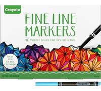 Crayola Fine Line Marker Set, Multi-Colour, 40 Count (Pack of 1)