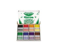 Crayola 588200 Washable Classpack Markers Broad Point Assorted 200-Pack