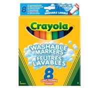 Crayola - 8 Broadline Washable Markers