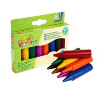 Crayola - 8 Jumbo Crayons Assorted 1 count (Pack of 8), 8 Bright Colours