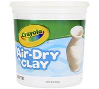 Crayola Air Dry Clay White 5Lb Bucket No Bake Clay for Kids Gift