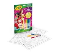 CRAYOLA - Album Activity & Colouring Disney Princess 32 Colouring Pages and 7 Washable Mini Felt Tip Pens 5807G