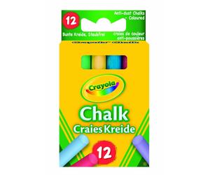Crayola - Anti Dust Assorted Chalk