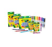Crayola Art Supplies Set (80ct) Crayons Markers & Colored Pencils Coloring Supplies for Classrooms & Teachers Gift for Kids [Amazon Exclusive]