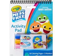 CRAYOLA Baby Shark Color Wonder Travel Activity Pad, Mess Free Coloring, Gift for Kids, 3, 4, 5, 6