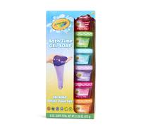 Crayola Bath Time Slime 6 Piece Set, Soaps with Slime Texture & Consistency, Multi Color Bath Soap 6 Pack / 3.6 oz Each, Colors Included: Red, Green,