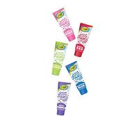 Crayola Bathtub Fingerpaint 2018 5 Color Variety Pack, 3 Ounce Tubes ( Radical Red, Screaming Green, Flamingo Pink, Bluetiful Blue and Royal Purple )