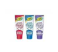 Crayola Bathtub Fingerpaint 3 Color Variety Pack, 3 Ounce Tubes (Radical Red, Bluetiful Blue and Royal Purple)