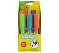 Crayola Bathtub Markers With Mystery Color, 4 fun bright colors!