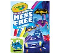 CRAYOLA Batwheels Color Wonder Coloring Pages & Markers, Mess Free Coloring, Gift for Kids, Age 3, 4, 5, 6