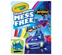 CRAYOLA Batwheels Color Wonder Coloring Pages & Markers, Mess Free Coloring, Gift for Kids, Age 3, 4, 5, 6