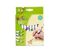 Crayola Beginnings - Jumbo Decorated Pencils (8 Pack) | 1 joueur, Crayons de gros diamÃ¨tre Mine solide et couleur vive, De gros diamÃ¨tre ces crayons de couleurs dÃ©corÃ©s