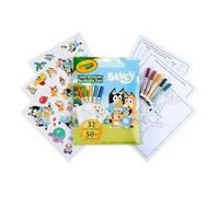 Crayola Bluey Color and Sticker Activity Set with Pipsqueak Markers, Gift for Kids, Ages 3, 4, 5, 6, Coloring Pages and Stickers