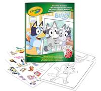 Crayola Bluey Color & Sticker Activity, Bluey Coloring Book, 32 Coloring Pages, Gift for Kids, Ages 3, 4, 5, 6
