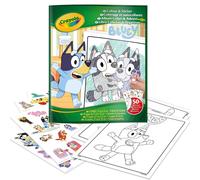 Crayola Bluey Color & Sticker Activity Bluey Coloring Book 32 Coloring Pages Gift for Kids Ages 3 4 5 6