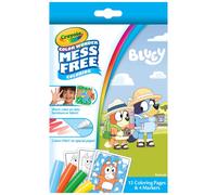 Crayola Bluey Color Wonder Mini Box Set, 12 Coloring Pages & 4 Mess Free Markers, Toddler Coloring, Gift for Girls & Boys, 3+