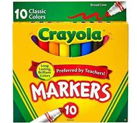 Crayola Broad Line Markers, Classic Colors 10 Each (Pack of 24)