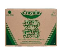 CRAYOLA Broad Line Washable Markers - 200ct (8 Colors), Kids Bulk Classroom Art Markers for School, Back to School Essentials, Teacher Classroom Must Haves