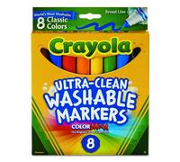Crayola Broad Line Washable Markers-Classic Colors 8/Pkg
