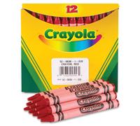 Crayola Bulk Crayons Regular Size - Red (12 per box)