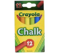Crayola Chalk Assorted Colors 12 Sticks Per Box
