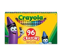 Crayola Crayons Art 96 ct Long-Lasting Colours Built-in Sharpener - Multicolor
