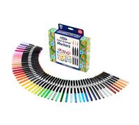 Crayola Color & Detail Marker Set (50ct) Drawing Markers for Adults Art Markers Graphic & Fine Tip Gift for Teens & Adults
