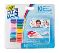 CRAYOLA Ultra-Clean Washable Markers - Assorted Colours (Pack of 8) | Premium Broadline That Can Easily Wash Off Skin, Clothing & Walls Ideal for Kids Aged 3+