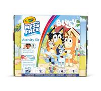 Crayola Color Wonder Bluey Activity Kit, Mess Free Coloring, 8 Markers, 27 Coloring Pages, 4 Metallic Stickers, Gifts, 3+, 757161